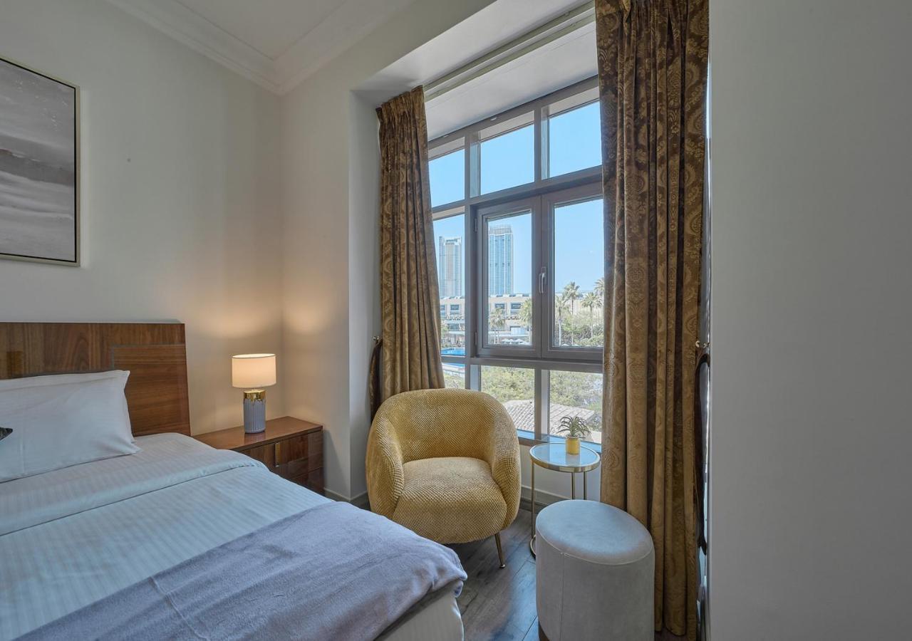 Burj Khalifa Partial View Peak Living Luxury 2Br Souk Al-Bahar Beside Dubai Mall-Golden Homes Exterior foto