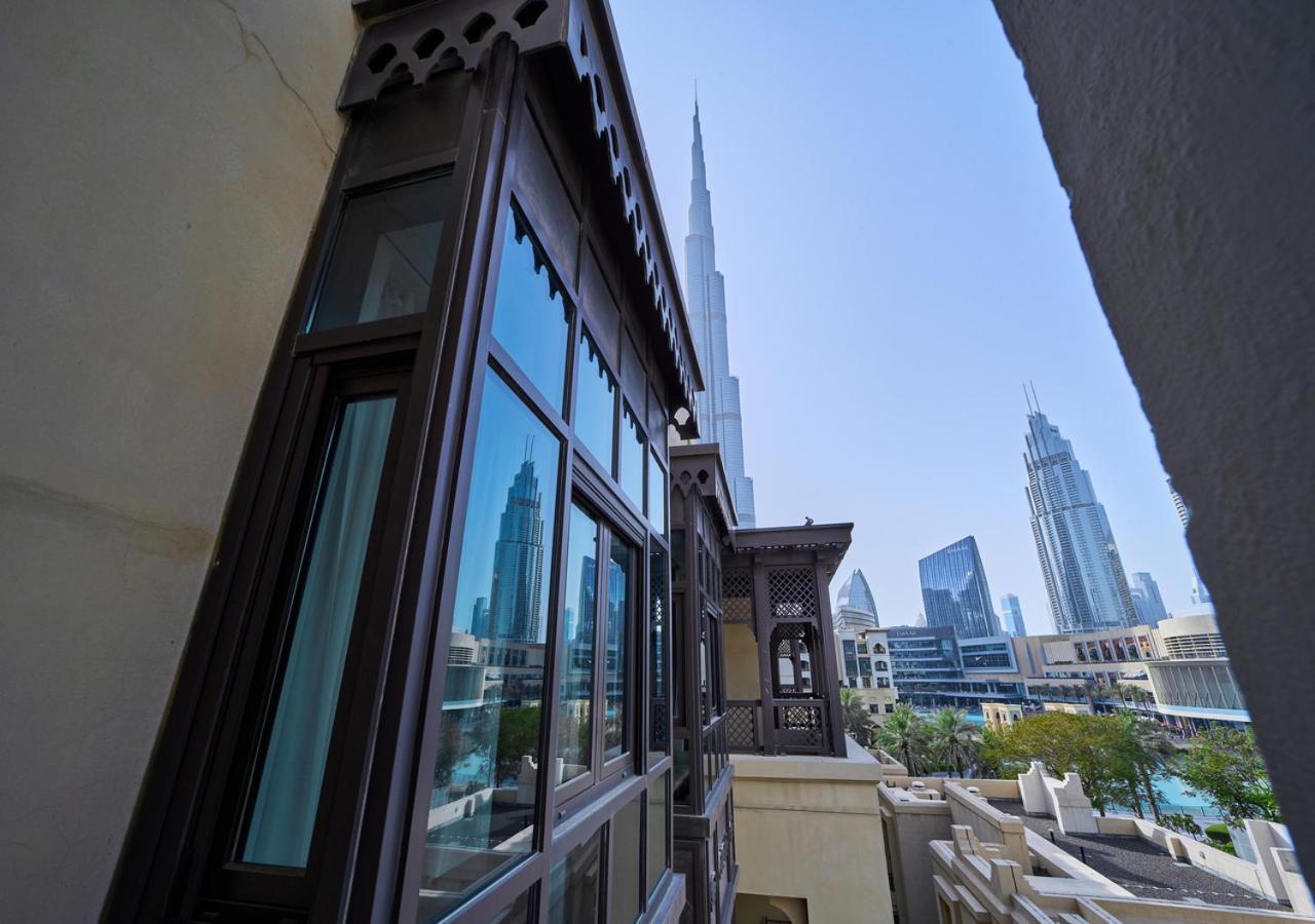 Burj Khalifa Partial View Peak Living Luxury 2Br Souk Al-Bahar Beside Dubai Mall-Golden Homes Exterior foto